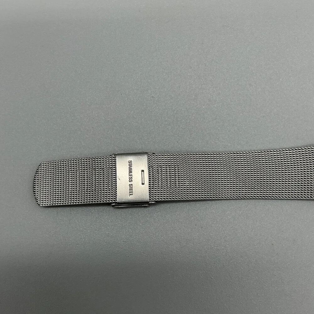 Skagen 16LGS Mens Watch 34mm Silver Tone Two Tone Stainless Date New Battery
